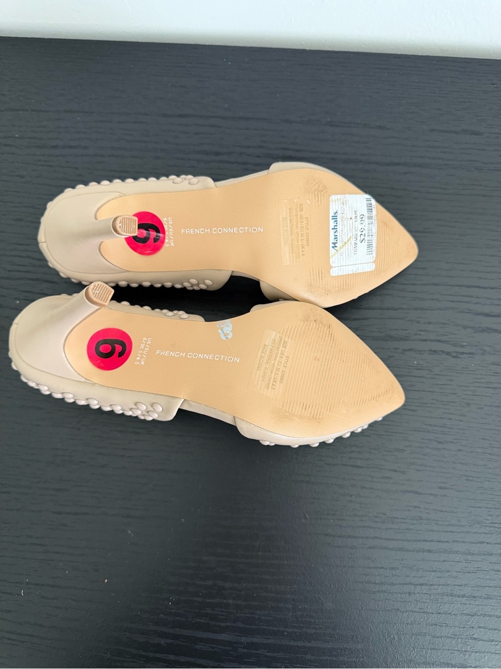 French Connection Blush Studded Pointed-Toe Pumps - Picture 7 of 7